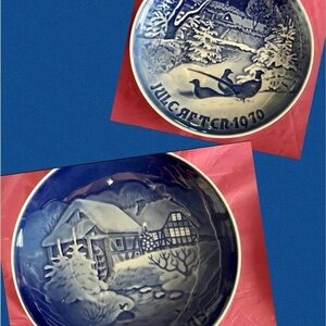 2 ROYAL COPENHAGEN PLATES